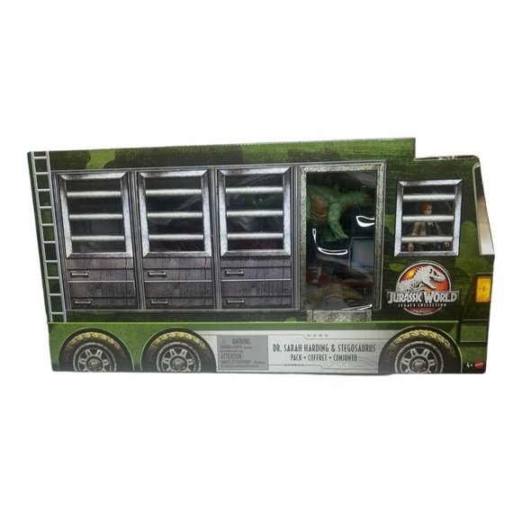 Jurassic World Legacy Collection Dr. Sarah Harding and Stegosaurus Figure Pack - Picture 1 of 5